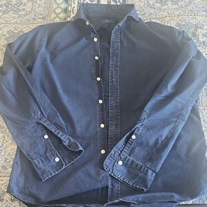 Ralph Lauren Blue Casual Button Down Shirt